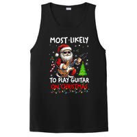 Most Likely To Play Guitar With Santa Matching Christmas PosiCharge Competitor Tank