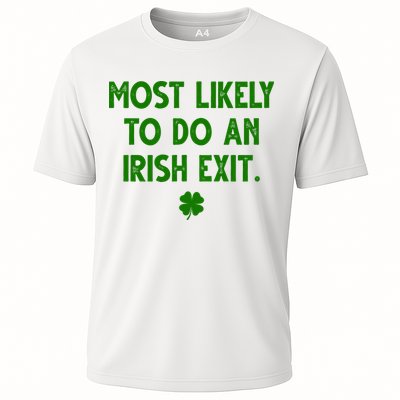 Most Likely To Do An Irish Exit Funny St Patrick's Day Performance Shirt