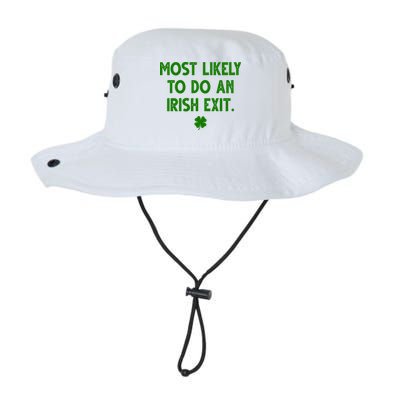 Most Likely To Do An Irish Exit Funny St Patrick's Day Bucket Hat
