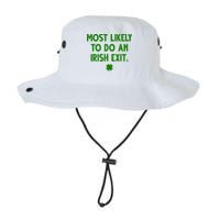 Most Likely To Do An Irish Exit Funny St Patrick's Day Bucket Hat