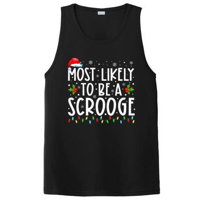 Most Likely To Be A Scrooge Funny Family Matching Christmas PosiCharge Competitor Tank