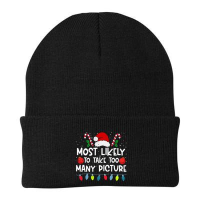 Most Likely To Take Too Y Picture Family Crew Christmas Cool Gift Beanie