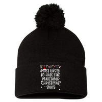 Most Likely To Hate Matching Christmas Funny Family Matching Pom Pom 12in Knit Beanie