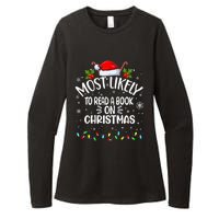 Most Likely To Read A Book On Christmas Womens CVC Long Sleeve Shirt