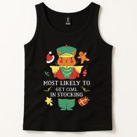 Most Likely To Get Coal In Stocking Christmas Tank Top