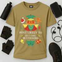 Most Likely To Get Coal In Stocking Christmas Performance Shirt