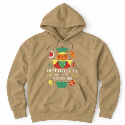 Most Likely To Get Coal In Stocking Christmas Hoodie