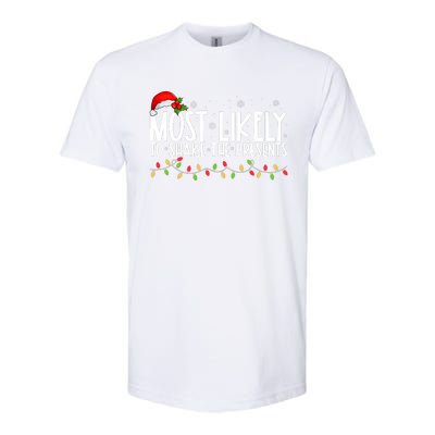 Most Likely To Shake The Presents Funny Family Christmas Softstyle CVC T-Shirt