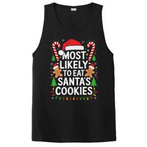 Most Likely To Eat SantaS Cookies Family Christmas PosiCharge Competitor Tank