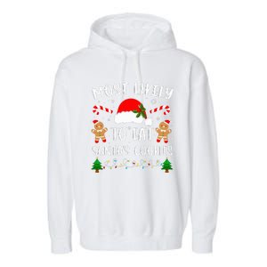 Most Likely To Eat Santa's Cookies Christmas Matching Family Garment-Dyed Fleece Hoodie