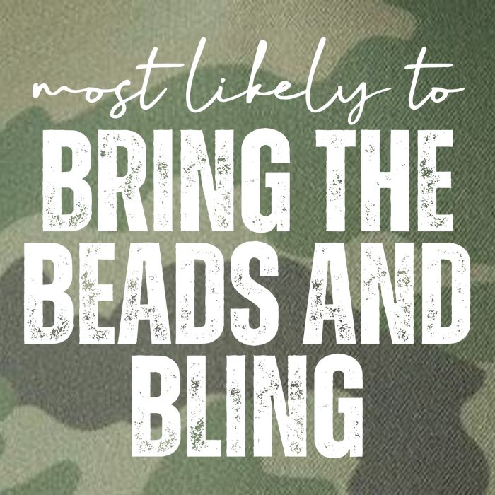 Most Likely To Bring The Beads And Bling Mardi Gras Legacy Tie Dye Trucker Hat