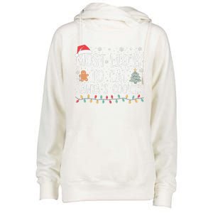 Most Likely To Eat Santas Cookies Xmas Family Christmas Womens Funnel Neck Pullover Hood