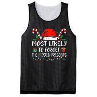 Most Likely To Forget The Hidden Presents Family Christmas Mesh Reversible Basketball Jersey Tank