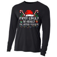 Most Likely To Forget The Hidden Presents Family Christmas Cooling Performance Long Sleeve Crew