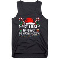 Most Likely To Forget The Hidden Presents Family Christmas Tank Top