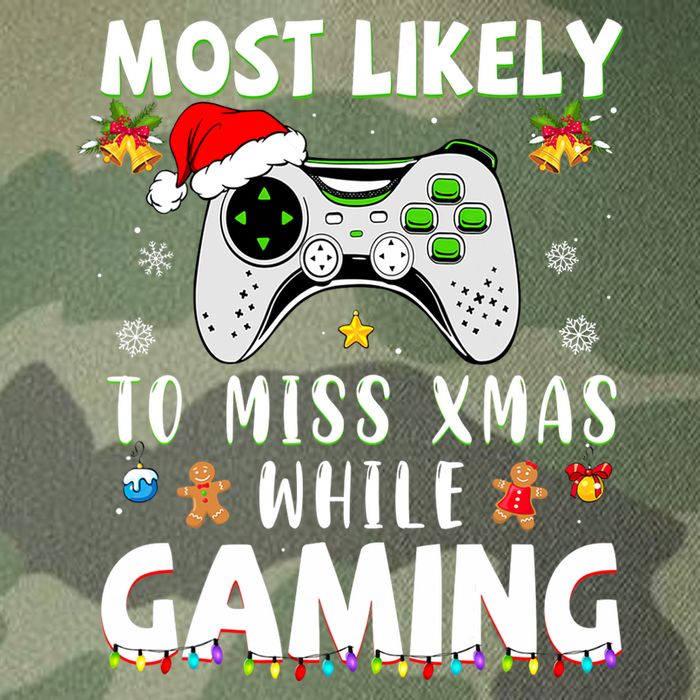 Most Likely To Miss Xmas While Gaming Christmas Matching Legacy Tie Dye Trucker Hat