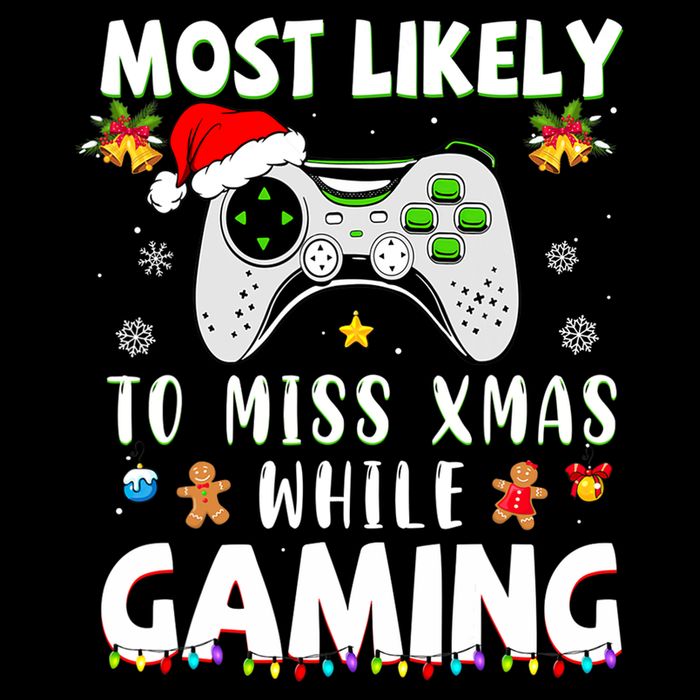 Most Likely To Miss Xmas While Gaming Christmas Matching Impact Tech Backpack