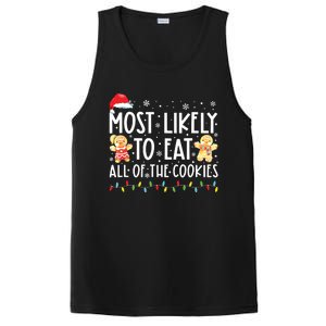 Most Likely To Eat All The Christmas Cookies Family Xmas PosiCharge Competitor Tank