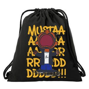 Mustard Lamar Tv Off Parody Cool Hip Hop Music Graphic Drawstring Bag