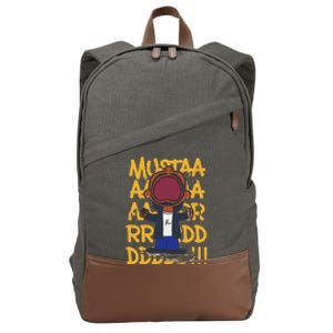 Mustard Lamar Tv Off Parody Cool Hip Hop Music Graphic Cotton Canvas Backpack