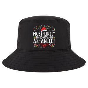 Most Likely To Be Mistaken As An Elf Funny Family Christmas Cool Comfort Performance Bucket Hat