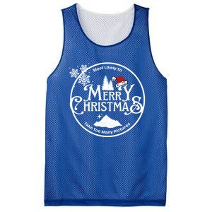 Most Likely To Take Too Y Pictures Christmas Matching Gift Mesh Reversible Basketball Jersey Tank