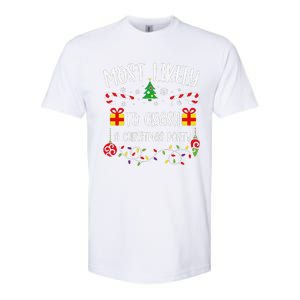 Most Likely To Crash A Christmas Party Funny Christmas Family Matching Cute Ch Softstyle CVC T-Shirt