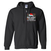 Most Likely To Start The Shenanigans Christmas Family Full Zip Hoodie