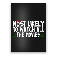 Most Likely To Watch All The Movies Christmas Poster