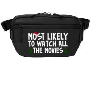 Most Likely To Watch All The Movies Christmas Crossbody Pack