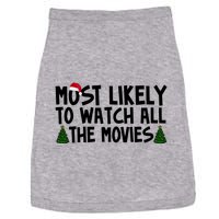 Most Likely To Watch All The Movies Christmas Doggie Tank