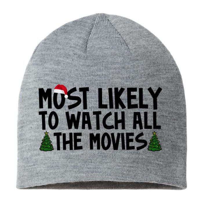 Most Likely To Watch All The Movies Christmas Sustainable Beanie