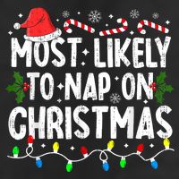 Most Likely To Nap On Christmas Cool Comfort Performance Bucket Hat