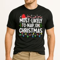 Most Likely To Nap On Christmas Performance Shirt