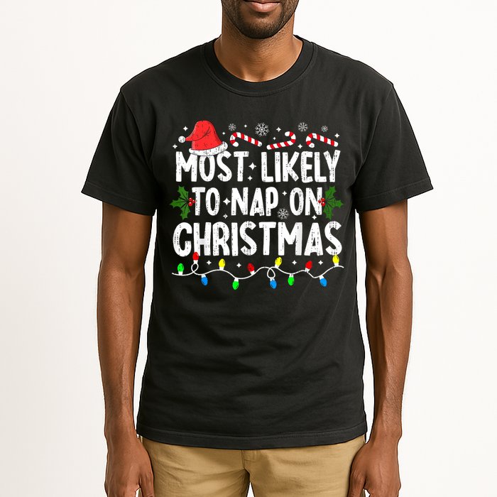 Most Likely To Nap On Christmas Tall T-Shirt