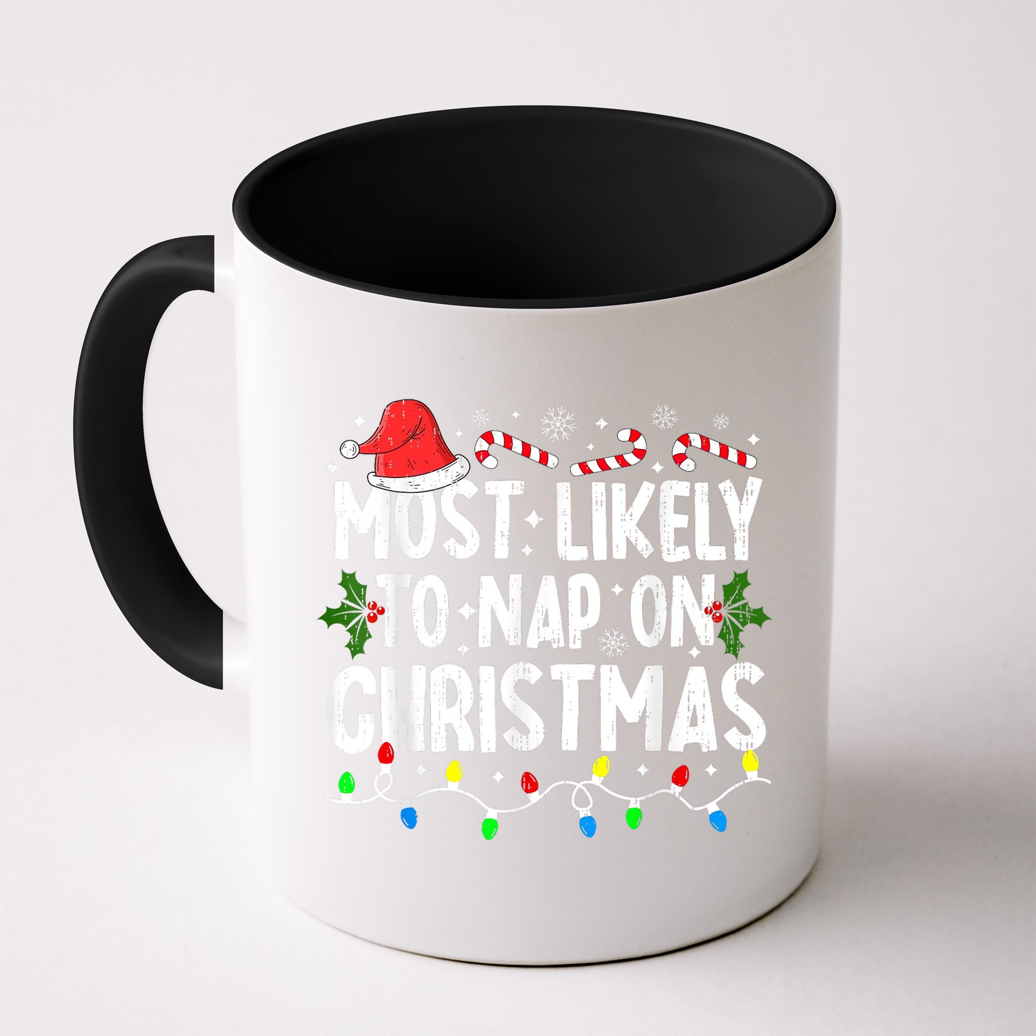 Most Likely To Nap On Christmas Mug