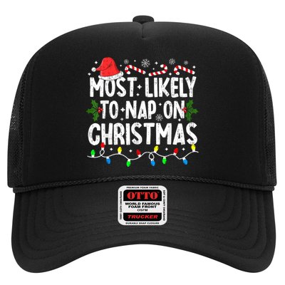 Most Likely To Nap On Christmas Trucker Hat