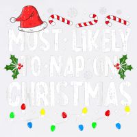 Most Likely To Nap On Christmas Garment-Dyed Sweatshirt