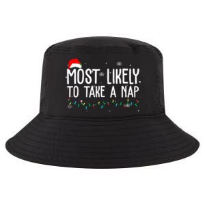 Most Likely To Take A Nap Funny Christmas Cool Comfort Performance Bucket Hat