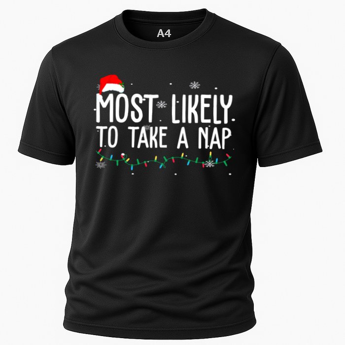 Most Likely To Take A Nap Funny Christmas Performance Shirt