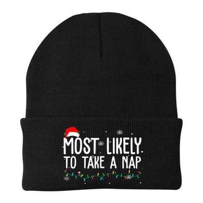 Most Likely To Take A Nap Funny Christmas Beanie