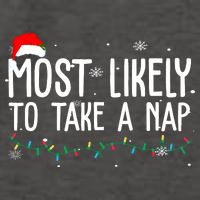 Most Likely To Take A Nap Funny Christmas Vector Backpack