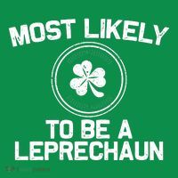 Most Likely To Be A Leprechaun Funny St Patricks Day Mesh Reversible Basketball Jersey Tank
