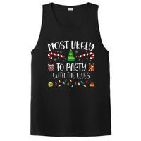 Most Likely To Party With The Elves Christmas Tree Xmas PosiCharge Competitor Tank