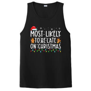 Most Likely To Be Late On Christmas Holiday PosiCharge Competitor Tank