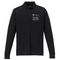 Most Likely To Fall Asleep First Family Matching Christmas Performance Long Sleeve Polo