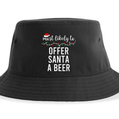 Most Likely To Christmas  Matching Family Pajamas Funny Sustainable Bucket Hat