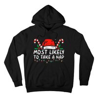 Most Likely To Take A Nap Family Matching Christmas Hoodie