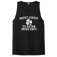 Most Likely To Do An Irish Exit st.patrick's day PosiCharge Competitor Tank