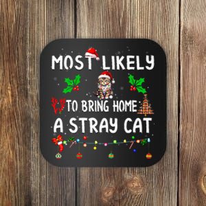 Most Likely To Bring Home Stray Cat Family Matching  Coaster